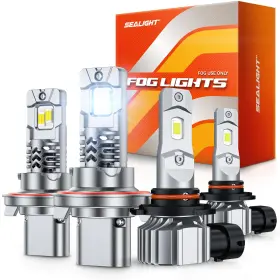 3580lfg9742us Sealight Led Bulbs Combo H13 H10 68000 Lumens 6500k Cool White For Ford F 150 2004-2014