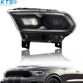 Kts283370ne Seblaff For Dodge Durango 2021 2022 2023 Headlight Led Left Side With Halogen Signal Lamp