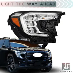 Tl592586dt Seblaff For Gmc Terrain At4 Sle Slt 2022-2023 Led Reflector Headlight Passenger Side