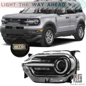Tl593725dt Seblaff For Ford Bronco Sport 2021-2024 Led Headlight With Signature Lighting Left Side