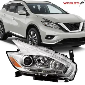 We2836200ee Seblaff Headlight Assembly For 2017 Nissan Murano Halogen With Led Drl Projector Right Side