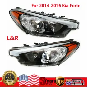 92101a7200 Senderpick For 2014 2015 2016 Kia Forte Pair Headlights Halogen Headlamps Right And Left Side