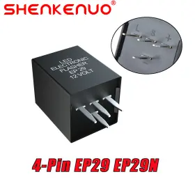 Ep29-ep29n Shenkenuo 4-pin Ep29 Ep29n Led Flasher Relay Fix For Turn Signal Lamps Hyper Flash Issue Ep29-ep29n Shenkenuo 4-pin Ep29 Ep29n Led Flasher Relay Fix For Turn Signal Lamps Hyper Flash Issue
