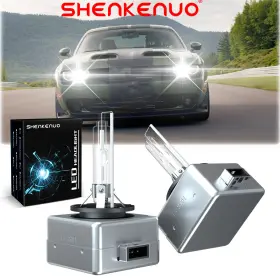 Skn-d3s Shenkenuo For Dodge Challenger 2015-2023 6000k 2pc D3s Hid Headlight Bulbs Low High Beam Skn-d3s Shenkenuo For Dodge Challenger 2015-2023 6000k 2pc D3s Hid Headlight Bulbs Low High Beam