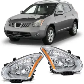 Shkj128338s01 Shkj-motors For Nissan Rogue 2008-2013 Select 2014 2015 Chrome Headlights Assembly Shkj128338s01 Shkj-motors For Nissan Rogue 2008-2013 Select 2014 2015 Chrome Headlights Assembly