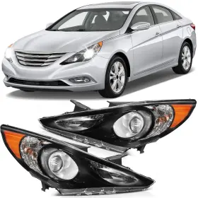 Shkj160253s01 Shkj-motors Black Headlight For 2011-2014 Hyundai Sonata 4dr Driver Passanger Projector Lamp Shkj160253s01 Shkj-motors Black Headlight For 2011-2014 Hyundai Sonata 4dr Driver Passanger Projector Lamp