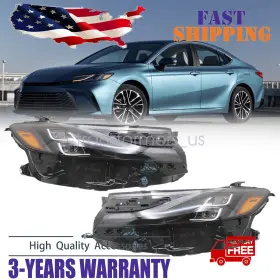 81110-aq030 Soillar Pair For 2025 Toyota Camry Xse Xle Dual Led Headlights Assembly Left And Right New