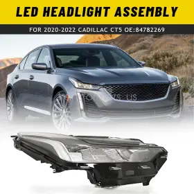 84782269 Soillar Led Headlight Assembly Passenger Right Side For 2020-2022 Cadillac Ct5