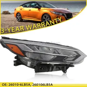 A0498a0009 Soillar Led Headlight Lamp For Nissan Sentra Sr 2020 2021 2022 2023 Right Passenger Side A0498a0009 Soillar Led Headlight Lamp For Nissan Sentra Sr 2020 2021 2022 2023 Right Passenger Side
