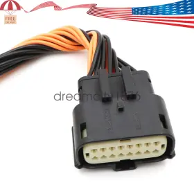 Wpt1279 Soillar For 2016-22 Ford Explorer 16-way Front Headlamp Headlight Connector Harness