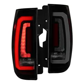 Lt-den07smled-sq-rs Spec-d Tuning Black/smoke Fits 2007-2014 Chevy Tahoe Suburban Led Tail Light Sequential Signal