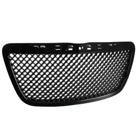 Sd-tri-cr311j Spec-d Tuning Fits 2011-2014 Chrysler 300 300c Black Luxury Mesh Front Bumper Hood Grille 1pc Sd-tri-cr311j Spec-d Tuning Fits 2011-2014 Chrysler 300 300c Black Luxury Mesh Front Bumper Hood Grille 1pc