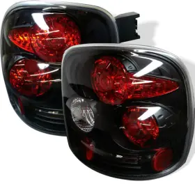 5002105 Spyder Fits Chevy 99-04 Silverado Stepside Euro Style Tail Lights Black