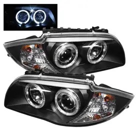 5008985 Spyder Set Of 2 Headlights Driving Head Lights Headlamps Coupe Pair