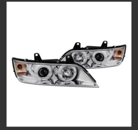 Spyder 847245009098 For Bmw Z3 96-02 Signature Series Chrome Led Halo Projector Headlights