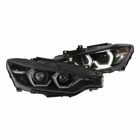 Tlx-spy5086754-cl360a71 Spyder For Bmw 328d 2014 4dr Projector Headlights Pair Black Tlx-spy5086754-cl360a71 Spyder For Bmw 328d 2014 4dr Projector Headlights Pair Black