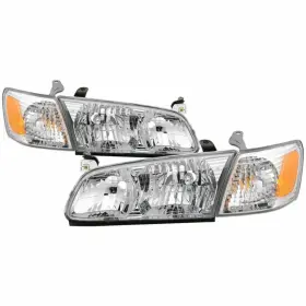 Tlx-spy9042812-cl360a70 Spyder Xtune For Toyota Camry 2000 2001 Style Headlights Pair With Corner Lights Tlx-spy9042812-cl360a70 Spyder Xtune For Toyota Camry 2000 2001 Style Headlights Pair With Corner Lights