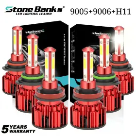 2532674 Stonebanks 4-side Led 9005 9006 H11 Combo Headlight Fog Light Kit 6500k High Low Beam Bulbs 2532674 Stonebanks 4-side Led 9005 9006 H11 Combo Headlight Fog Light Kit 6500k High Low Beam Bulbs