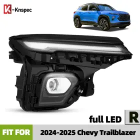42889648 Strecos Led Headlight For 2024-2025 Chevy Trailblazer Black Projector Right Passenger 42889648 Strecos Led Headlight For 2024-2025 Chevy Trailblazer Black Projector Right Passenger