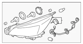 84002al01b Subaru Genuine Lamp Assembly Head Lda