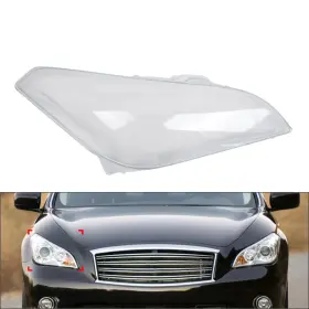 Successsssusa 550743712901 Headlight Headlamp Lens Shell Cover For Infiniti M25 M35 M37 2011-2012 Right