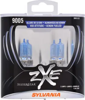 Sylvania 046135356612 - 9005 Hb3 Silverstar Zxe High Performance Halogen Headlight Bulb Sylvania 046135356612 - 9005 Hb3 Silverstar Zxe High Performance Halogen Headlight Bulb