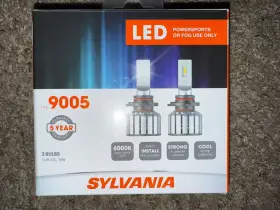 Sylvania 059089516212 Brand New/sealed- 9005 Led Bulb Pair -6000k Cool White Light Sylvania 059089516212 Brand New/sealed- 9005 Led Bulb Pair -6000k Cool White Light