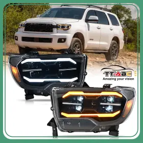 Tt-tt-a283 T T-abc For Toyota Tundra/08-17 2007-2013 Sequoia Tube Lamp Drl Projector Led Headlights Tt-tt-a283 T T-abc For Toyota Tundra/08-17 2007-2013 Sequoia Tube Lamp Drl Projector Led Headlights