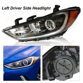 114-10016l Tbvechi For 2017 2018 Hyundai Elantra Sedan 2.0l Halogen Headlight Headlamp Driver Side 114-10016l Tbvechi For 2017 2018 Hyundai Elantra Sedan 2.0l Halogen Headlight Headlamp Driver Side