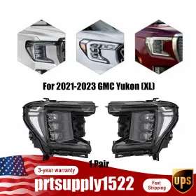 1kpgm1904138 Tbvechi 2pcs Led Head Lamps Fits For 2021-2023 Gmc Yukon Xl Headlights Assembly Rh Lh
