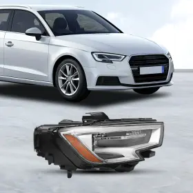 1kpvw1904014 Tbvechi For 2017-2020 Audi A3 Xenon/hid Headlight Headlamp Assembly Right Passenger Side