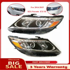 921021u600 Tbvechi 921011u600 Pair Headlight For 2014 2015 Kia Sorento Left And Right Side Drl Led Halogen Lamp