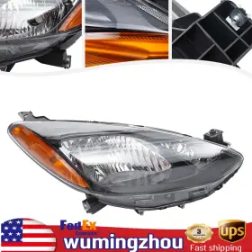 Ma2519144 Tbvechi Halogen Headlight For 2011-2014 Mazda 2 Hatchback 4-door 1.5l Front Right