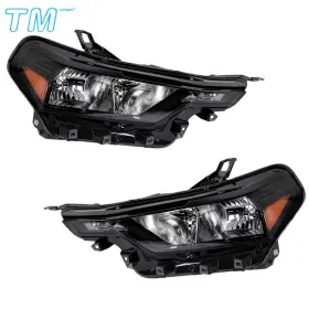 Techme17 694764 Left Right For Chevrolet Colorado 2023 2024 2025 Headlight Assy Halogen Black