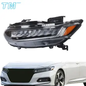 Techme17 905994 Left Side For Honda Accord Hybrid Touring 2018-2020 Headlights Headlamp Assy Led