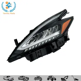 Ni2502270 Terrific-parts Clear Headlight Left Lh Side For Nissan Murano 2019 2020 2021 Black Led Headlamp