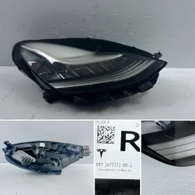1077372-00-j Tesla 107737200j 2017 2018 2019 2020 Model 3 Headlight Passenger Side Led Oem