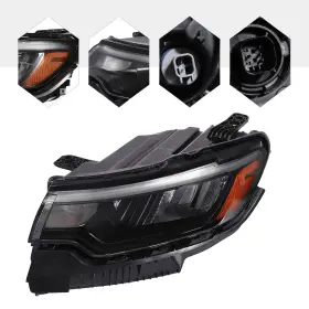 68441581ae Tfcfl Headlight For 2022-2024 Jeep Compass Halogen With Led Drl Driver Side Lh
