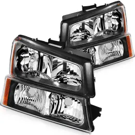 Th16214201f The-one-fp Headlights Assembly For 2004-2006 Chevy Avalanche Headlamp Pair Left Right Lamps Th16214201f The-one-fp Headlights Assembly For 2004-2006 Chevy Avalanche Headlamp Pair Left Right Lamps