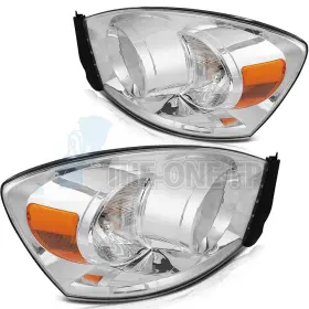 Th16219601f The-one-fp Headlights Assembly Fits 2006-2008 Dodge Ram 1500 Models Only Replacement Front