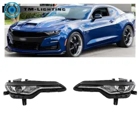Tml1910016mt Thor-more-lighting Headlights Assy For Chevrolet Camaro Ss 1ss 2ss Rs 2019-2024 Led Right&left Side