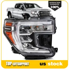 Topp128989p01 Top-liftsupport Full Led Right Passenger Side For 2019-2021 Gmc Sierra 1500 Headlight Assembly Topp128989p01 Top-liftsupport Full Led Right Passenger Side For 2019-2021 Gmc Sierra 1500 Headlight Assembly