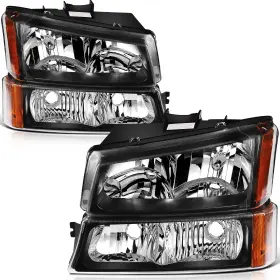 Top16214201ps Topcn-autoparts For Chevy Avalanche 2003-2006 Headlights Assembly Pair Left Right Sides Headlamp