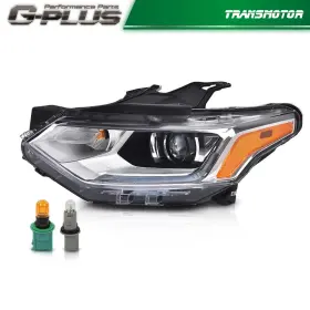 Trans0721-747 Transmotor2013 Fit For 2018-2021 Chevy Traverse Chrome Hid/xenon Headlights Left Side With Led Drl