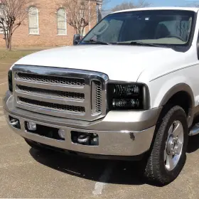 Tra54033 Transmotor2014 Replacement Headlight Headlamp Left Right Fit For 2005-2007 Ford F250-f550