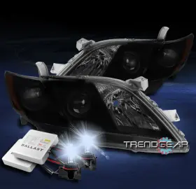 To2518105 Trendgear Auto Parts For 07 08 09 Toyota Camry Projector Headlights Headlamp Black/smoke With 8k Hid Kit To2518105 Trendgear Auto Parts For 07 08 09 Toyota Camry Projector Headlights Headlamp Black/smoke With 8k Hid Kit