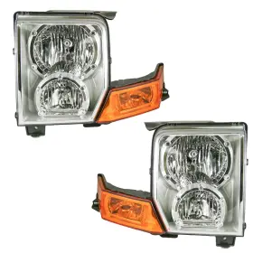 Hla79724 Trq For Jeep Commander 06-10 Driver And Passenger Side Replacement Headlights