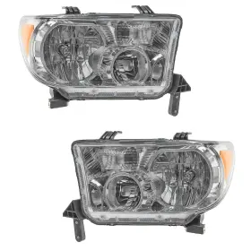 Hla88571 Trq For Toyota Tundra 07-13 Driver And Passenger Side Replacement Headlights Hla88571 Trq For Toyota Tundra 07-13 Driver And Passenger Side Replacement Headlights