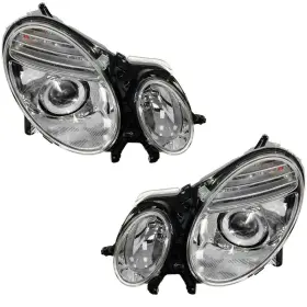 Hla88574 Trq For Mercedes-benz E63 Amg 07-09 Driver And Passenger Side Replacement Headlights Hla88574 Trq For Mercedes-benz E63 Amg 07-09 Driver And Passenger Side Replacement Headlights