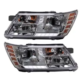 Hla89352 Trq For Dodge Journey 09-20 Driver And Passenger Side Replacement Headlights